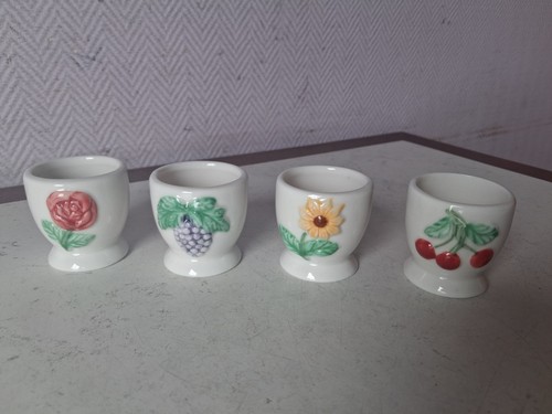 Coquetiers porcelaine décos - 4,