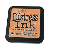 Ranger Tim Holtz Distress Ink Pad Color Dried Marigold Create Aged Look Stamping