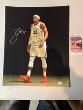 Tobias Harris Autograph Signed 76ers 16x20 Spotlight Photo JSA