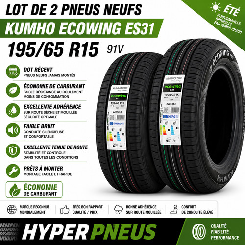 Lot pneus 195 r15 91v - pneus,