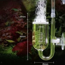 Diffuseur de CO2 en verre pour