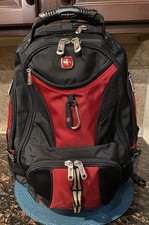 SwissGear 1900 Scansmart TSA 17-Inch Laptop Backpack, Black/Red Used Once