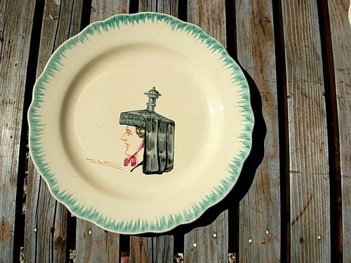 Belle assiette ancienne signé - ancienne,