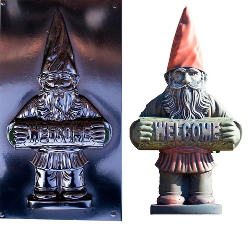 Moule jardin gnome bienvenue - jardin,