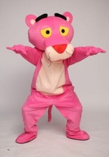 Cute Pink Panther of Adult Size Cartoon Mascot Costume Fancy Dress