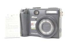 Nikon Coolpix P5100 Digital Camera Black 3.5x Optical Zoom Used
