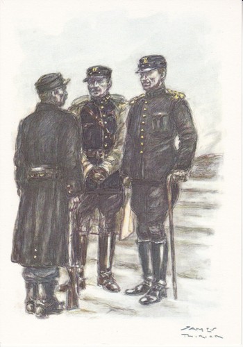 Carte militaire uniforme belge - militaire,