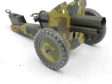 Ingap Cannon Tin 16cm Camouflage Soldats Elastolin Chialu' Tin Jouet Field Gun