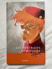 Album FRANCK PE Les portraits héroïques Corto Maltese Lucky Luke Spirou DUPUIS