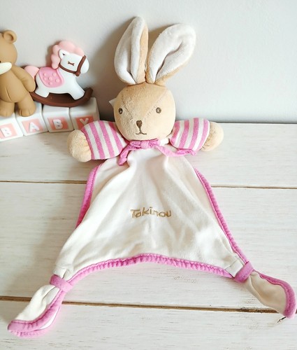 Takinou doudou peluche lapin - ,