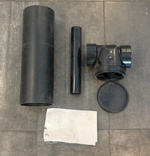 PROFLO PF42915WS 8" / 3” / 3” PVC Backwater Valve CLAPET ANTI-RETOUR BLACK