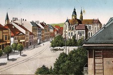 15861 AK KOSICE Hauptgasse Kassa KASCHAU 1927 Slovaquie