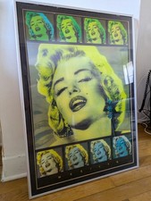 Cadre 3D vintage Op Art cinétique Marylin Monroe par Bernard Of Hollywood