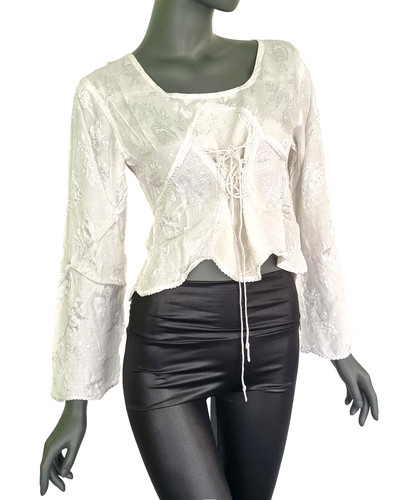 Blouse courte boho - blouse,
