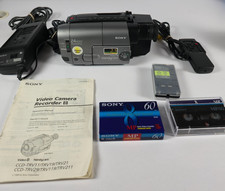 SONY HANDYCAM CCD-TRV21 CAMCORDER VIDEO 8 CAMERA With Accessories