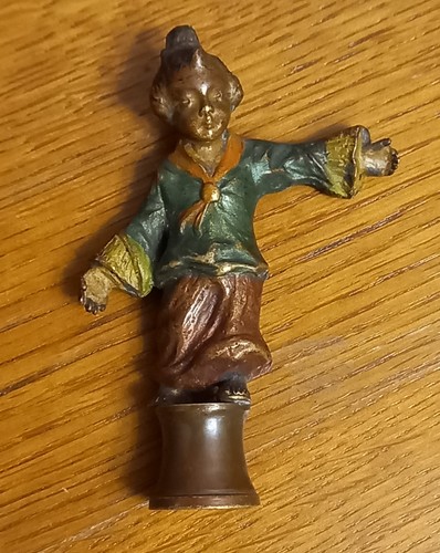 Petit bronze polychrome de - bronze,