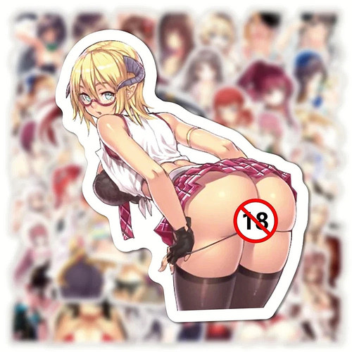 50pcs sexy anime girls - anime,
