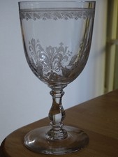 BACCARAT 1 ANTIQUE WATER GLASS