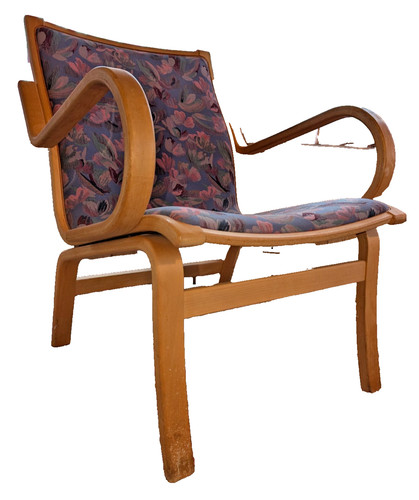 Fauteuil vintage violet bent - violet,