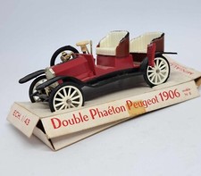 MINIALUXE TACOT N° 08 DOUBLE PHAETON PEUGEOT 1906 1/43 FRANCE ROUGE