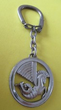 Vintage LA CREVETTE D'AIR FRANCE (Aviation) Logo Metal Keychain