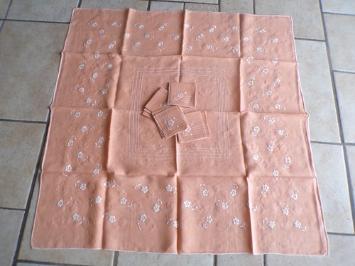 Nappe ancienne vintage - nappe, thé