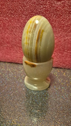 Oeuf avec support marbre - oeuf,