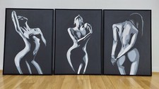 Tableau Triptyque "Érotique"