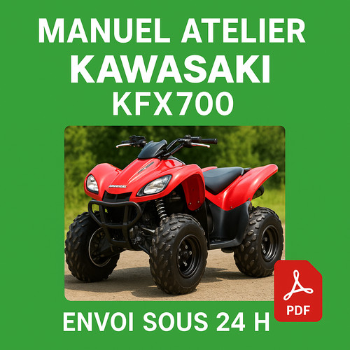 Manuel atelier kawasaki kfx700 - manuel,