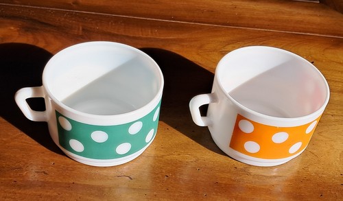 Lot grandes tasses vintage - lot,
