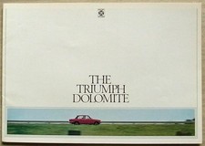 TRIUMPH DOLOMITE Car Sales Brochure 1975-76 #T1171/9/75