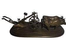 02K10 ANCIENNE STATUE CHARRUE