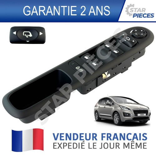 Commande bouton leve vitre - bouton,