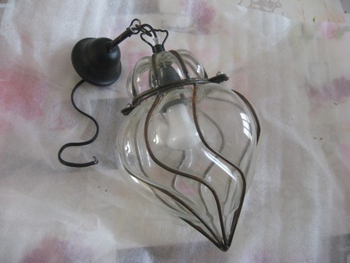 Ancien lustre cage - ancien,