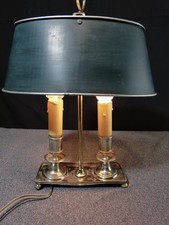 Antique silver metal foot water bottle lamp shade sheet metal 2 lights light