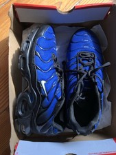 Nike TN Air Max Plus Premium Black Racer Blue FQ7331-001 EU 41 / US 8 - Like New