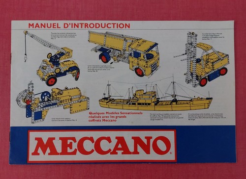 Manuel meccano modéles avec - manuel,