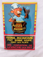 Plaque Émaillée Vache Qui