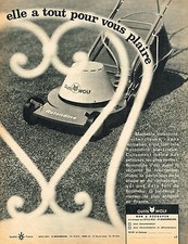 1966 ADVERTISING ADVERTISING TOOLS WOLF GARDENING DIY ROTUNDINE MOWER