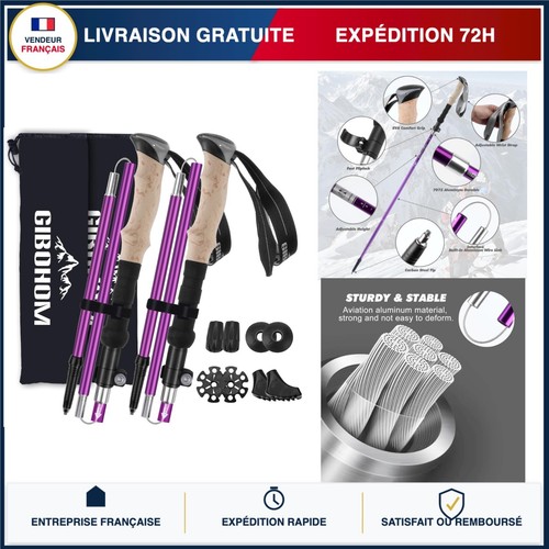 Gibohom bâtons randonnée - gibohom,