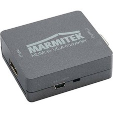 Marmitek 25008266 AV Converter [HDMI - VGA, Jack] 1920 x 1080 Pixel Connect