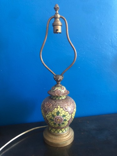 Lampe chine porcelaine vers - porcelaine,