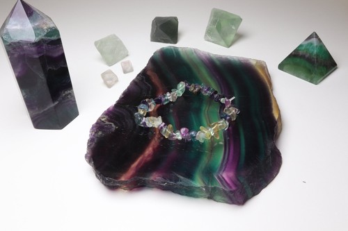 Bracelet fluorite baroque - bracelet,