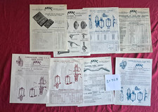 N°21728 / AMAC : carburateur pour moto et accessoires  1949 / 8 documents