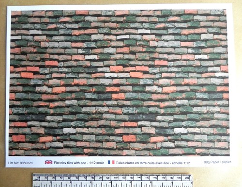 Papier toiture tuiles - papier, –
