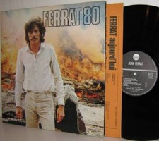 '80 JEAN FERRAT LP Ferrat 80 Mint Minus - France