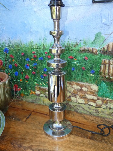 Grand pied lampe metal - pied,