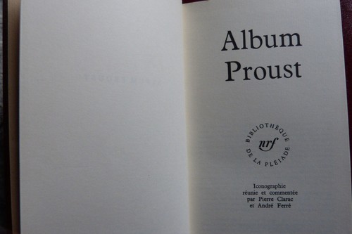 Album proust bibliothèque - proust, de