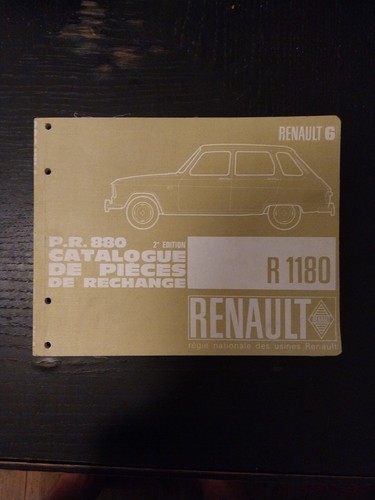 Renault catalogue pieces - renault,