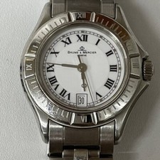 Baume Mercier Malibu MV045044 White Dial Swiss Quartz Ladies Watch